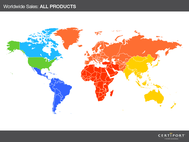World Sales Map