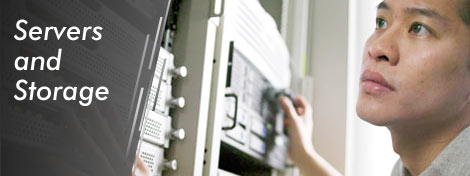 Young man working on computer