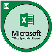Microsoft Office Specialist Excel Expert 2013 Badge