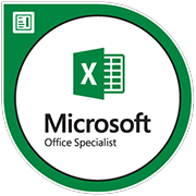 Microsoft Office Specialist Excel 2013 Badge