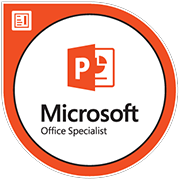 Microsoft Office Specialist PowerPoint 2013 Badge