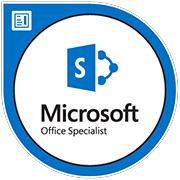 Microsoft Office Specialist SharePoint 2013 Badge