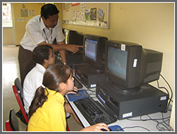 Students At Computer