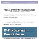 E^Pro Internal Press Release