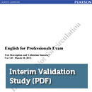 E^Pro Interim Validation Study