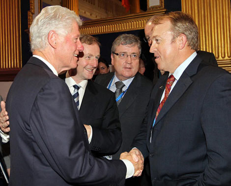 Ray Kelly with Bill Clinton